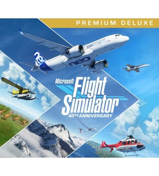 Microsoft Flight Simulator 40th Anniversary Premium Deluxe Edition Xbox Series X|S Xbox Series X|S Key 